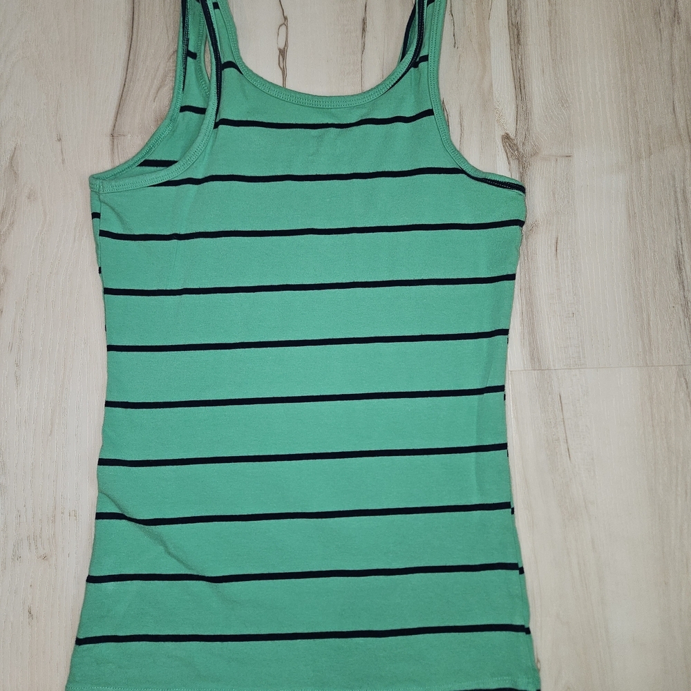 Striped & Solid Women’s Tank Top Bundle - Green, Yellow, Mauve, Teal - Picture 8 of 16